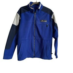 Schneider Sportswear Men’s Blue Full Zip Fleece Jacket Size 48 Retro